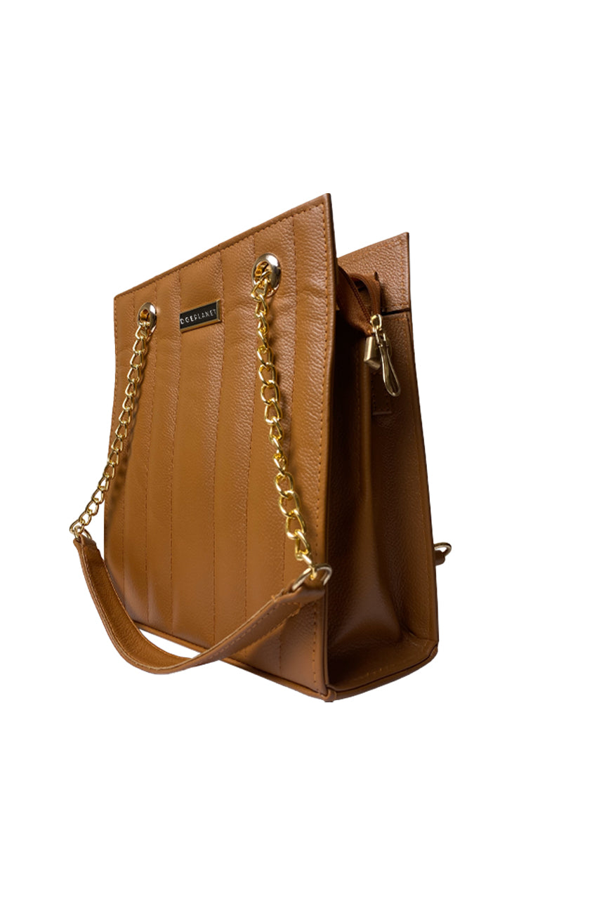 Brown Leather Hand Bag